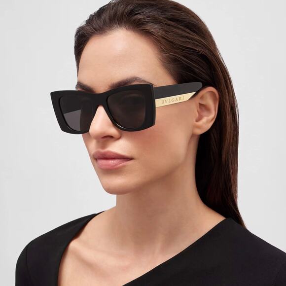 New, BVLGARI Sunglasses Roma BV40038I 01A Authentic - Picture 1 of 12